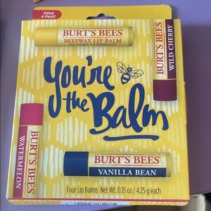 Burt's Bees Lip Balm Collection - Yellow, Red, Blue